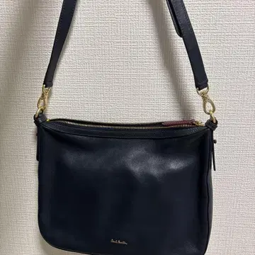 Paul Smith 블랙에 가까운 네이비 가죽 숄더백