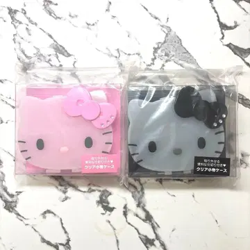 헬로키티 클리어 잡화 케이스 ( I Love Hello Kitty )