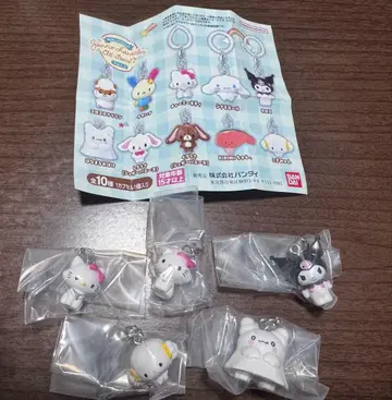 산리오 캐릭터 캡슐 토이 6개 세트