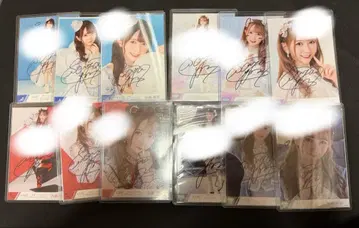 타니자키 사야 친필 사인 브로마이드