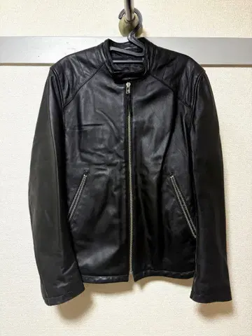 VAPORIZE 블랙 시어링 가죽