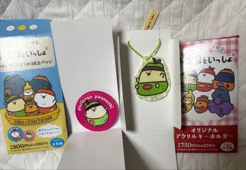 오분구토이잇쇼 아크릴 키링 자수 캔뱃지 푸딩 씨 훼미리마트