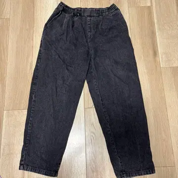 ships 테이퍼드 와이드 트라우저 데님