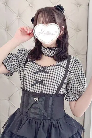 MARS 하트 벨트 부착 골지 상의