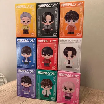 SnowMan 소프트 비닐 9체 세트