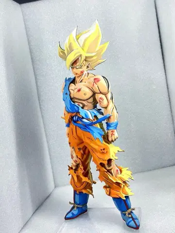 리페인트 드래곤볼 전설의 초사이어인 손오공 2D 이차원 채색