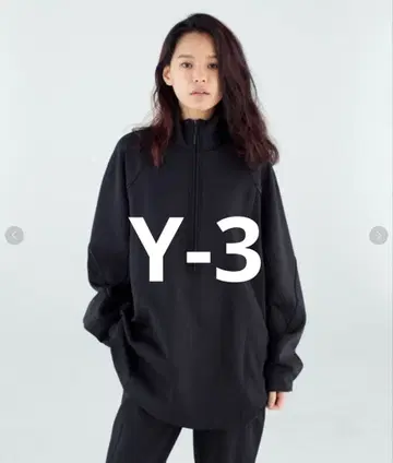 Y-3 커버 니트 쉘 하프 지퍼 셋업 xs