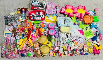 새상품급 완구 여아용 묶음 판매 80개 초과 종이상자 마스코트 주얼리