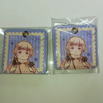 헤타리아 러시아 가죽 키링 2개 세트