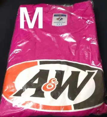 A&W 핑크 T셔츠 M사이즈