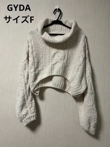 GYDA 제이다 여성용 긴팔 숏 니트