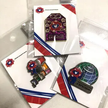 EXPO2025 미미 핀 배지 3개 세트