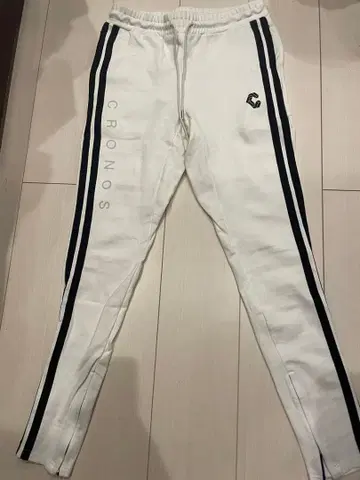 CRONOS 화이트 하이텐션 팬츠