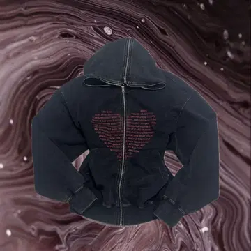 FTW 하트 콜라보 풀 지퍼 후디