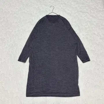 23구 니트 튜닉(L) / 심플 원피스 차콜