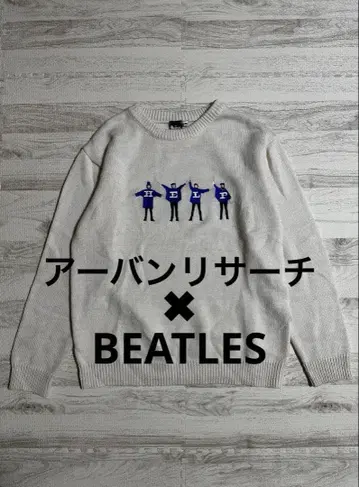 어반 리서치 비틀즈 콜라보 HELP 자수 니트 스웨터