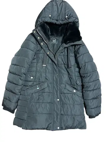 ZARA 퍼 없는 블랙 다운 자켓 M 사이즈