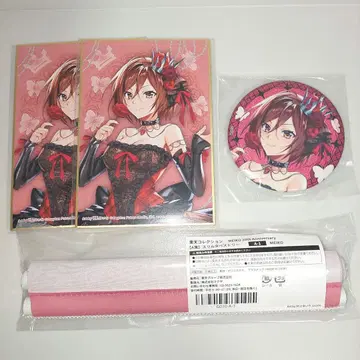 라쿠텐 컬렉션 MEIKO 글리터 캔뱃지 태피스트리 색지