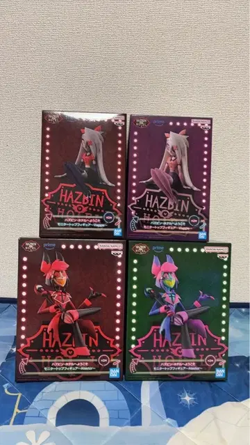 해즈빈 호텔에 오신 것을 환영합니다 모니터 탑 피규어 4종 세트