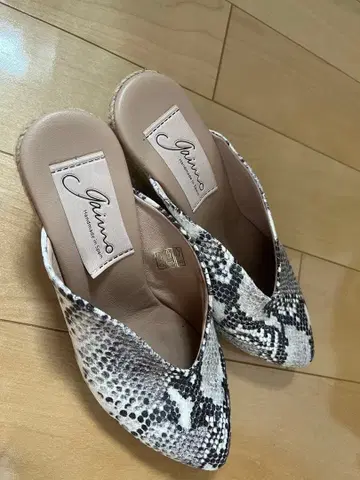 [ Gaimo ] 스네이크 스킨풍 에스파드리유