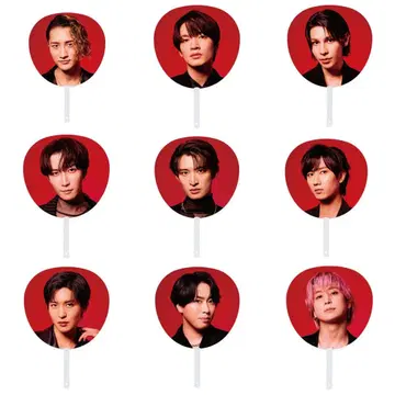 SnowMan 점보 부채 메구로 렌