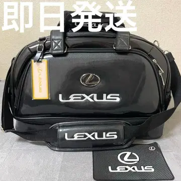 LEXUS 렉서스 블랙 골프용 보스턴백 에나멜백 새상품급