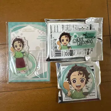 팝업 귀멸 식당 아크릴 스탠드 캔뱃지 명찰 카마도 탄지로