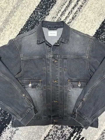 노브랜드 데님 자켓 다크 그레이 데님 자켓