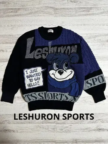 LESHURON SPORTS 레슈로 스포츠 곰 니트 스웨터