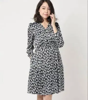 새상품급 Paul Smith 폴스미스 댄싱캣 원피스 고양이 패턴