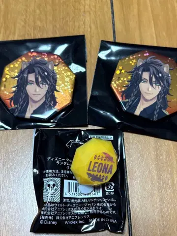 레오나 캔뱃지 2개 린라이