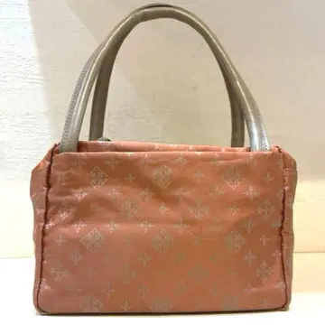 [ 새상품급 ] russet 큐브형 모노그램 핸드백 핑크