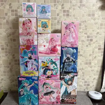 [ 벚꽃 미쿠 포함 ] 하츠네 미쿠 피규어 묶음 판매 12점