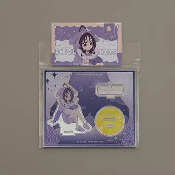 시우 코코로 T 조이 아크릴 스탠드 명함풍 카드 너와 아이돌 프리큐어