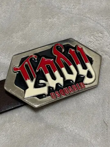 DSQUARED LADY 버클 DISEL 가죽 벨트 y2k