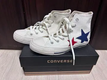 컨버스 하이컷 스니커즈 화이트 스타 23cm