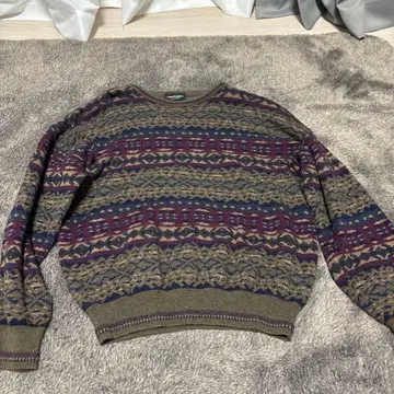 ALBERT DANI 멀티 컬러 니트 스웨터