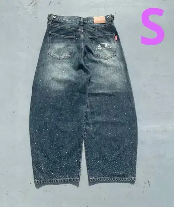 9090 Rhinestone Gila Gila Denim Pants