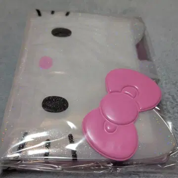 헬로키티 바인더 투명 핑크 아이러브헬로키티