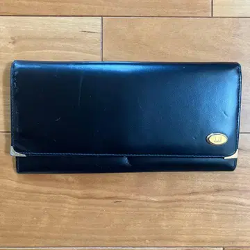 던힐 dunhill 남성용 블랙 가죽 장지갑