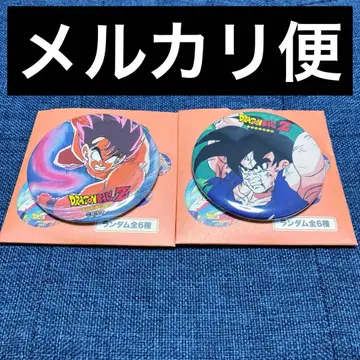 40주년 드래곤볼 Z 장면 사진 OP ED 캔뱃지 오공 손오공 계왕권