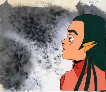 성전사 단바인 킨 키스 애니메이션 셀화