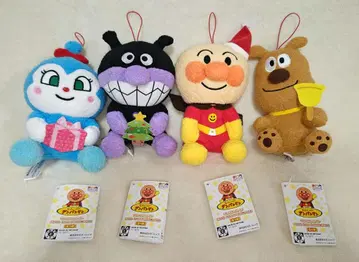 돌격! 호빵맨 코로후와 즐거운 크리스마스 봉제 인형 전 4종