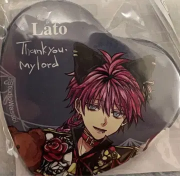 악마 집사와 검은 고양이 난자타운 하트 캔뱃지 라토 B상