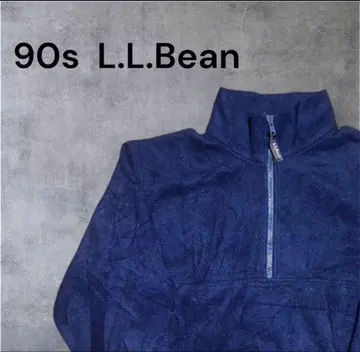 90s L.L.Bean 아웃도어 플리스 하프 지퍼 풀오버