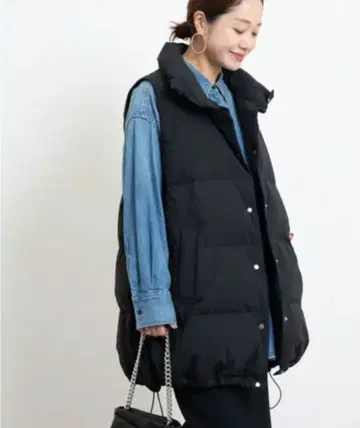 나일론 타프타 다운 A라인 베스트