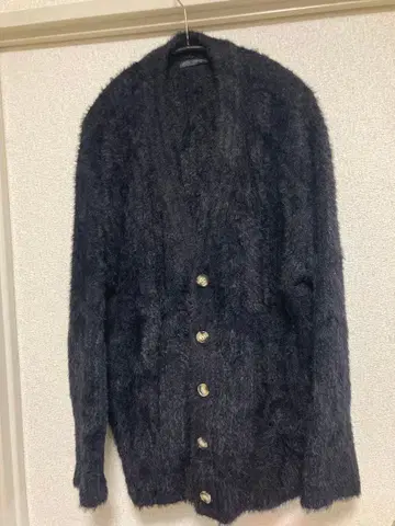 [ 몇 회 착용 ] ZARA 니트 가디건 S-M 다크 네이비 무료배송