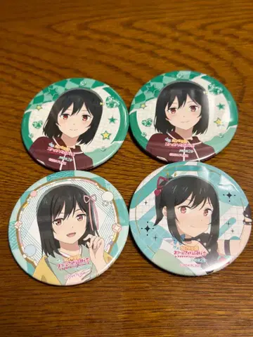 러브 라이브 니지가사키 미후네 시오코 캔뱃지 4종 세트 영화 앞 제2장
