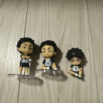 하이큐 아카아시 케이지 피규어 3체 세트