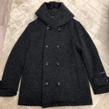 새상품급 남성용 어반 리서치 P코트 다크 그레이 38사이즈